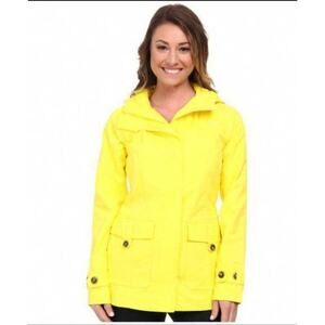The North Face Yellow Rain Coat Jacket Size M